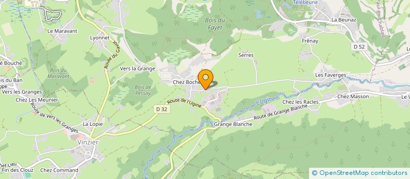 localisation de l'entreprise LA CH'TI KAZ  SAINT-PAUL-EN-CHABLAIS