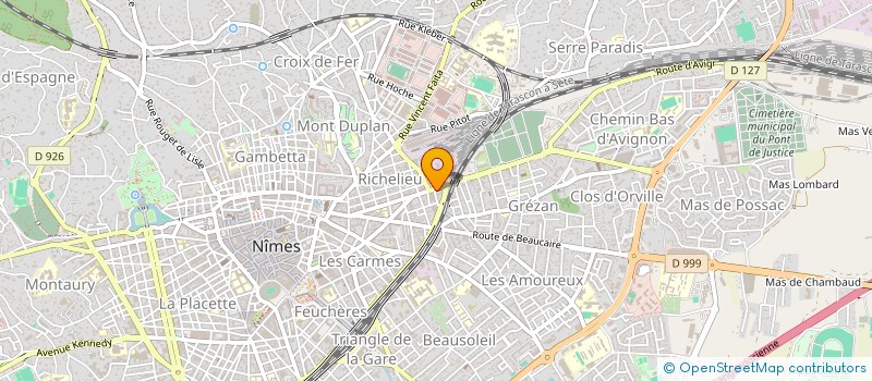 localisation de l'entreprise LA CH TI PIZZA à NIMES