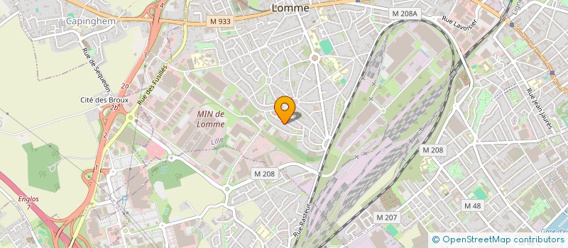 localisation de l'entreprise LA CH'TI SANTE. ASSOCIATION DE PATIENTS ATTEINTS D' OBESITE ET / OU DIABETE DE TYPE 2 DANS LES HAUTS-DE-FRANCE à LILLE