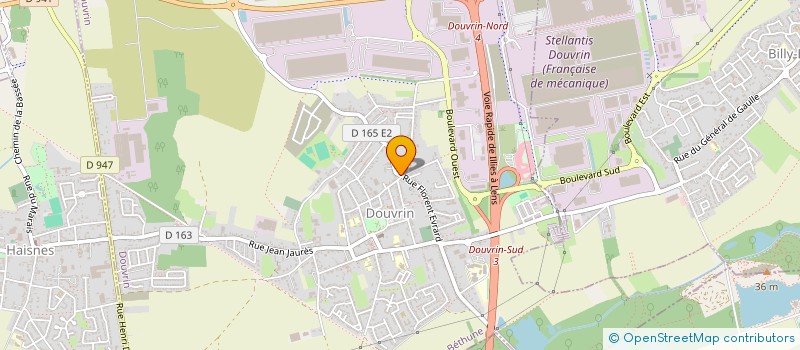 localisation de l'entreprise LA CH'TITE CIVETTE  DOUVRIN