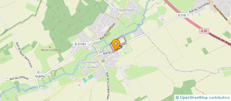 localisation de l'entreprise LA CH'TITE FRINGALE  TOURNEHEM-SUR-LA-HEM