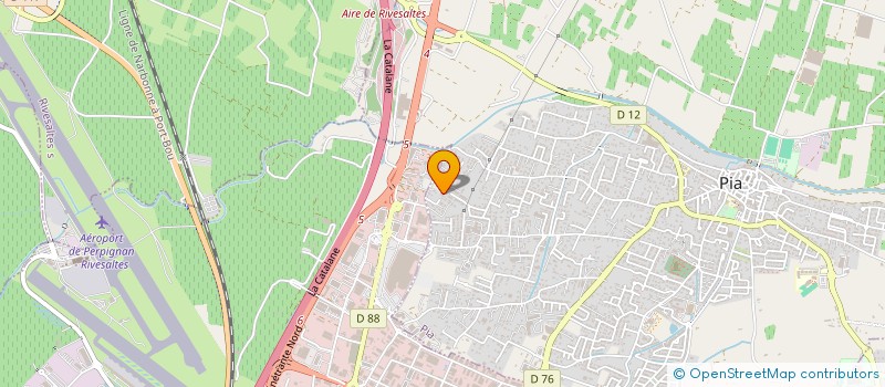 localisation de l'entreprise LA CH'TITE FRITE DU 66  PIA