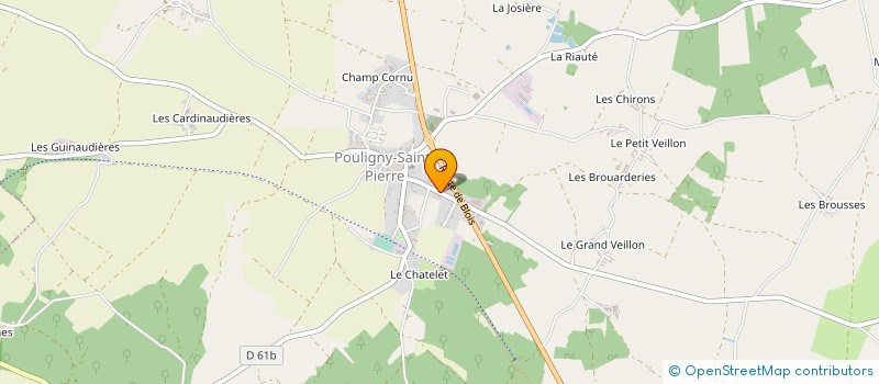 localisation de l'entreprise LA CH'TITE SOCIETE à POULIGNY-SAINT-PIERRE