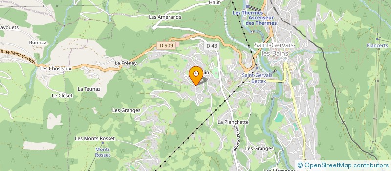 localisation de l'entreprise LA CHA MKLA  SAINT-GERVAIS-LES-BAINS