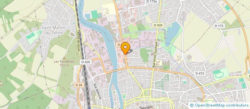 localisation de l'entreprise LA CHABEL  SAINT-DENIS-LES-SENS