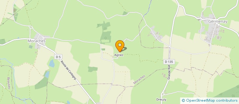 localisation de l'entreprise LA CHAGUILLE  MORACHES