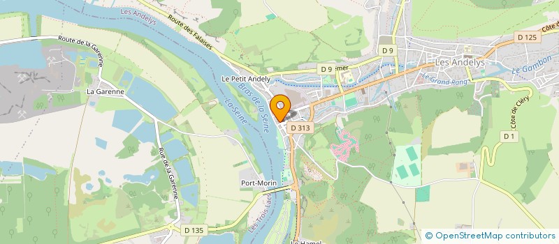 localisation de l'entreprise LA CHAINE D OR à LES ANDELYS