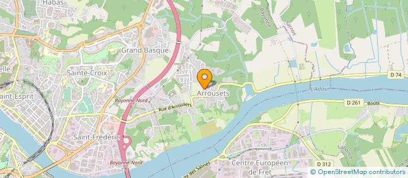 localisation de l'entreprise LA CHAINE D'UNION à BAYONNE