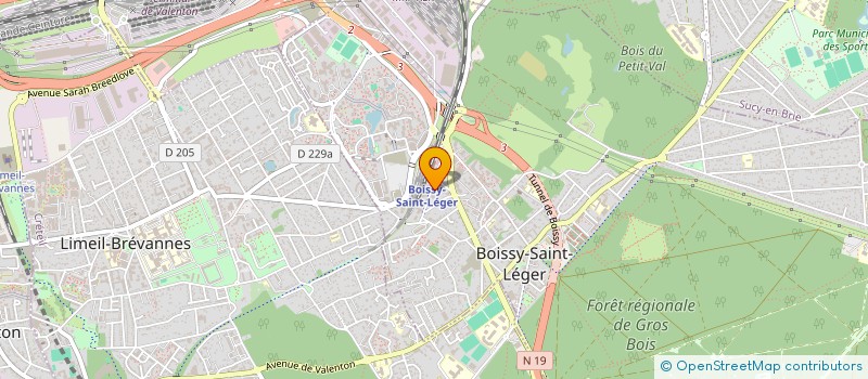 localisation de l'entreprise LA CHAINE DE SOLIDARITE à BOISSY-SAINT-LEGER