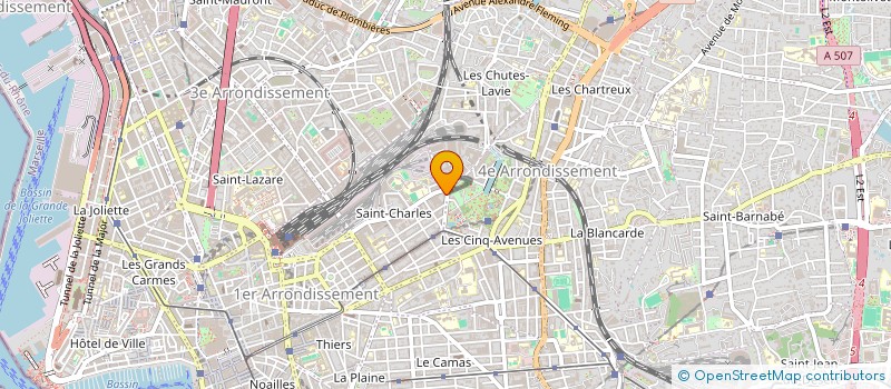 localisation de l'entreprise LA CHAINE GRAPHIQUE à MARSEILLE