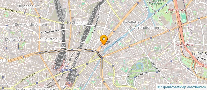 localisation de l'entreprise LA CHAINE ROYALE  PARIS