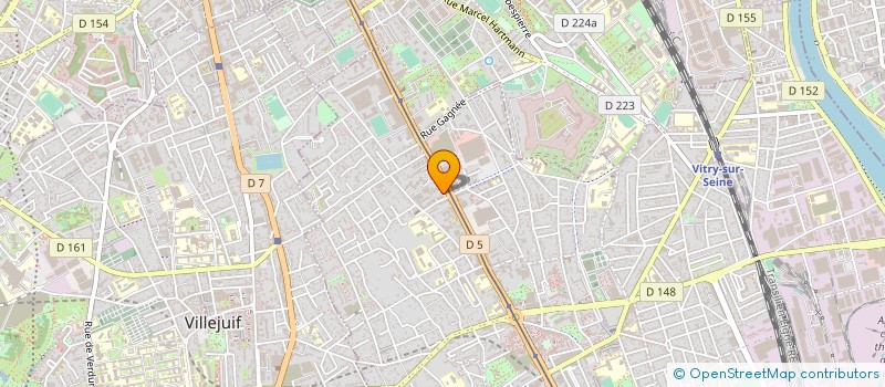 localisation de l'entreprise LA CHAINE SAVANTE à VITRY-SUR-SEINE