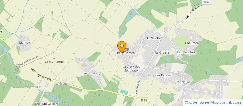 localisation de l'entreprise LA CHAINEAU  CHARBUY