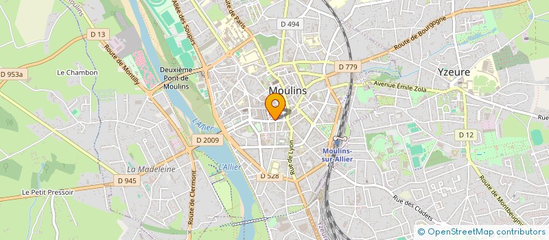 localisation de l'entreprise LA CHAISERIE à MOULINS