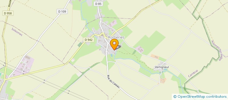 localisation de l'entreprise LA CHAISERIE  ROMERIES