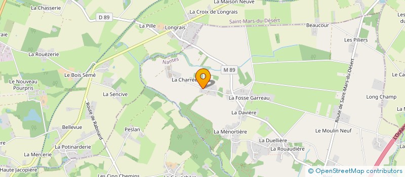 localisation de l'entreprise LA CHALANDIERE à MAUVES-SUR-LOIRE