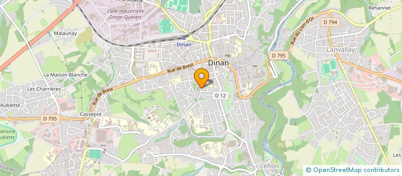 localisation de l'entreprise LA CHALEMIE à DINAN