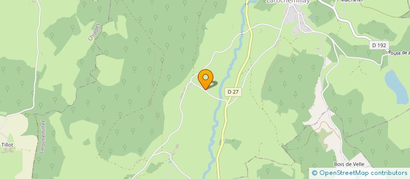 localisation de l'entreprise LA CHALEUR DE NOS FORETS à GLUX-EN-GLENNE