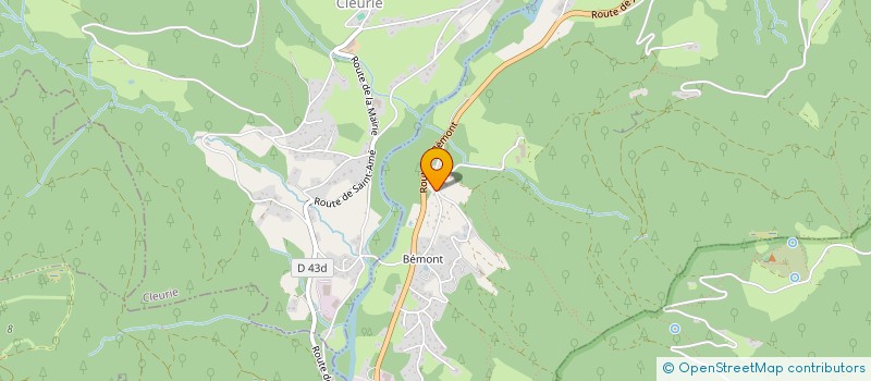 localisation de l'entreprise LA CHALOUPE  LE SYNDICAT