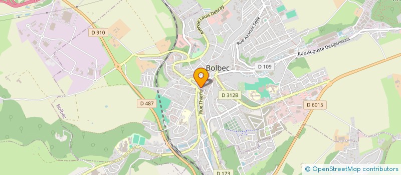 localisation de l'entreprise LA CHALOUPE BOLBECAISE à BOLBEC