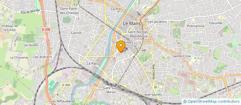 localisation de l'entreprise LA CHALOUPE BRASSERIE à LE MANS
