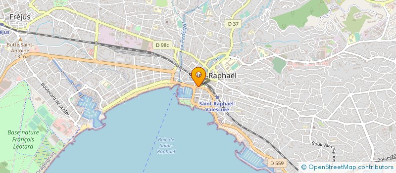 localisation de l'entreprise LA CHAMADE à SAINT-RAPHAEL