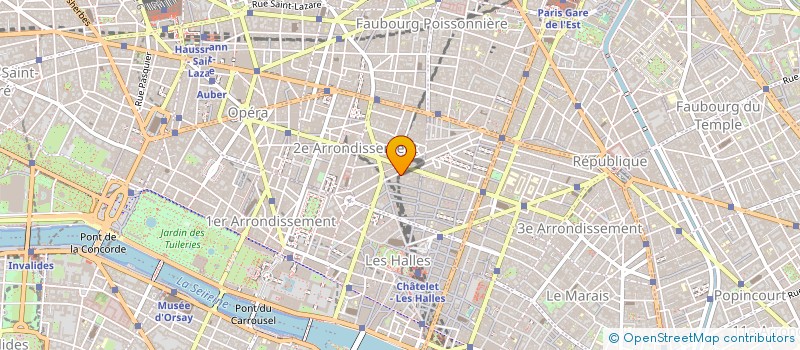 localisation de l'entreprise LA CHAMADE DIFFUSION à PARIS