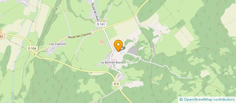 localisation de l'entreprise LA CHAMAUTINE  PUGEY