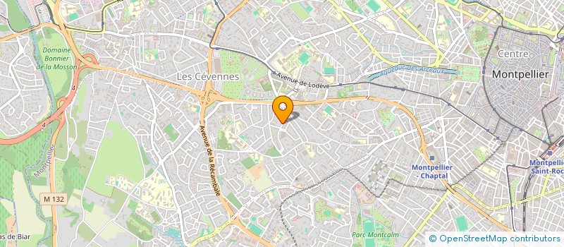 localisation de l'entreprise LA CHAMBERTE à MONTPELLIER