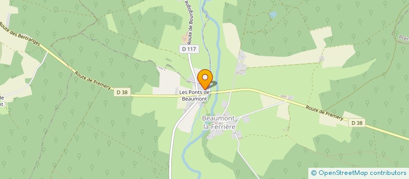 localisation de l'entreprise LA CHAMBONNERIE à SAINT-BONNOT