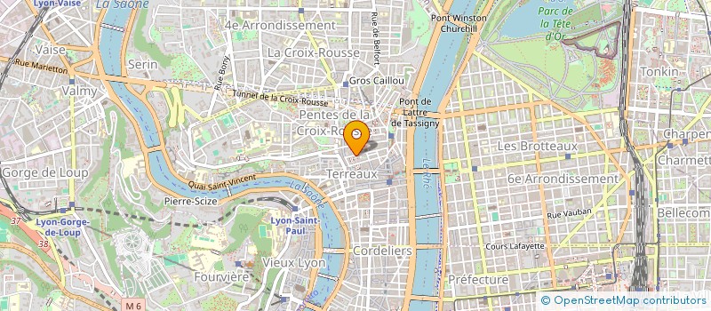 localisation de l'entreprise LA CHAMBRE A MUSIQUE à LYON