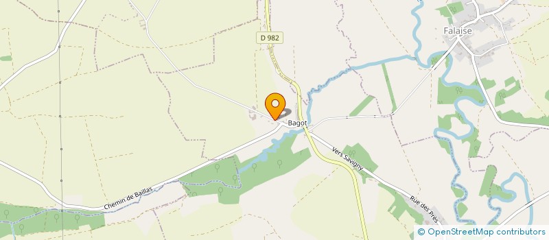 localisation de l'entreprise LA CHAMBRE AUX LOUPS  SAVIGNY-SUR-AISNE