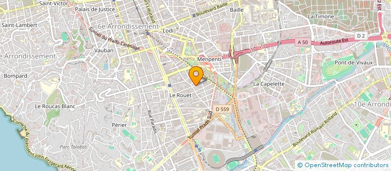 localisation de l'entreprise LA CHAMBRE CLAIRE à MARSEILLE