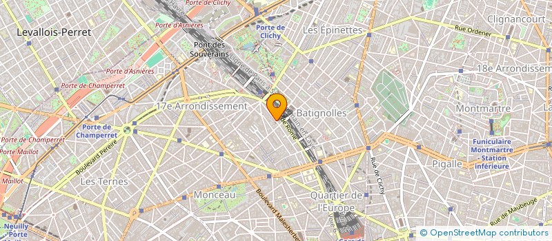 localisation de l'entreprise LA CHAMBRE NOIRE à PARIS