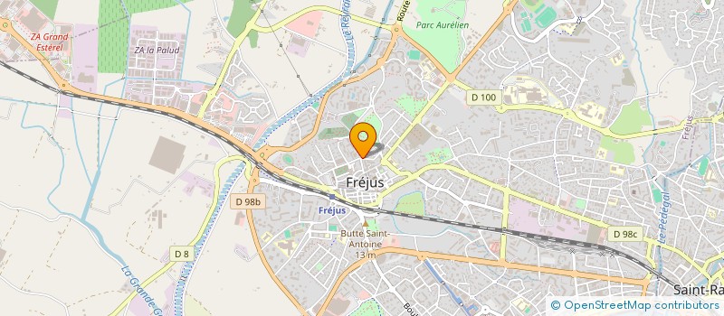 localisation de l'entreprise LA CHAMBRE ROUGE à FREJUS