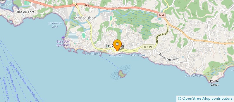 localisation de l'entreprise LA CHAMBRE SYNDICALE DE LA COUTURE ET DES METIERS DE LA MODE DE LA GUADELOUPE à LE GOSIER