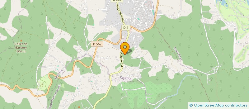 localisation de l'entreprise LA CHAMISTA  MANDELIEU-LA-NAPOULE