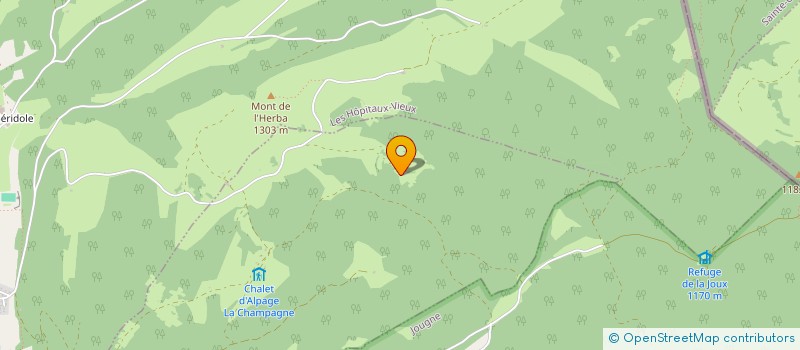 localisation de l'entreprise LA CHAMPAGNE  LES HOPITAUX-NEUFS