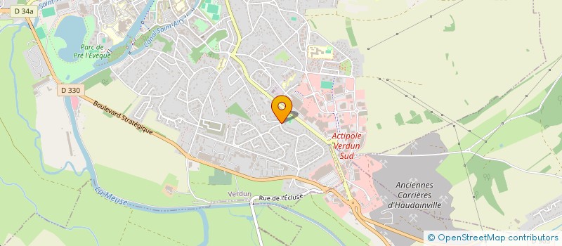 localisation de l'entreprise LA CHAMPAGNE à VERDUN