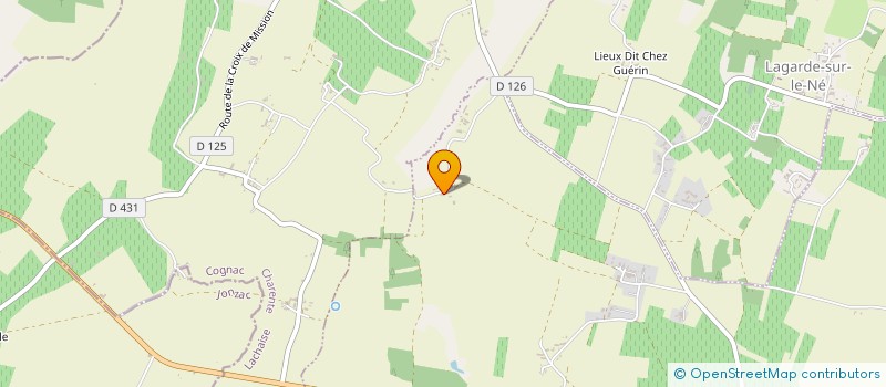 localisation de l'entreprise LA CHAMPAGNE DE SAINT PREUIL à LIGNIERES-AMBLEVILLE