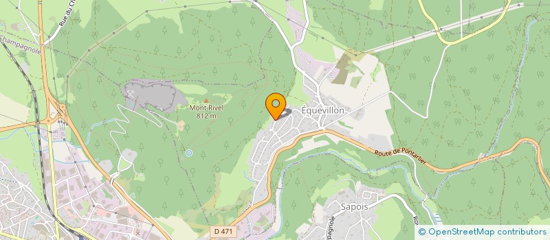 localisation de l'entreprise LA CHAMPAGNOLAISE DE GYMNASTIQUE  EQUEVILLON