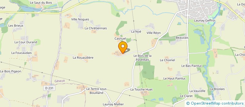 localisation de l'entreprise LA CHAMPIONNIERE à GEVEZE