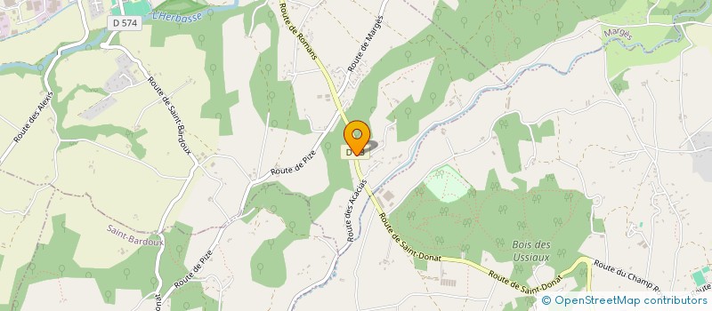 localisation de l'entreprise LA CHAMPOLINE  SAINT-DONAT-SUR-L'HERBASSE