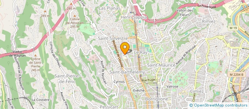 localisation de l'entreprise LA CHANCE DU DEBUTANT à NICE