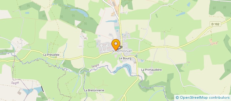 localisation de l'entreprise LA CHANCELIERE à VAL D'ERDRE-AUXENCE