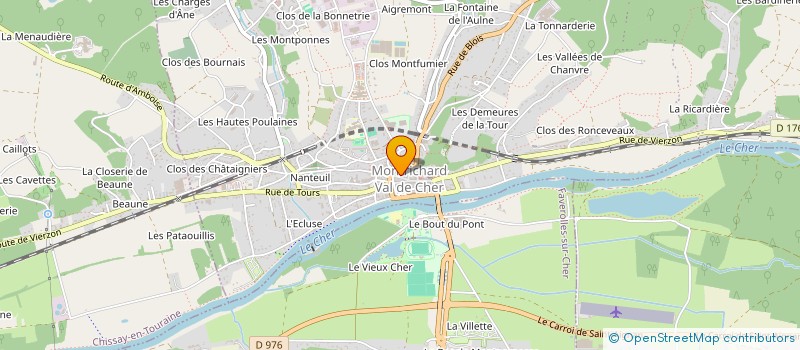 localisation de l'entreprise LA CHANCELLERIE à MONTRICHARD-VAL-DE-CHER
