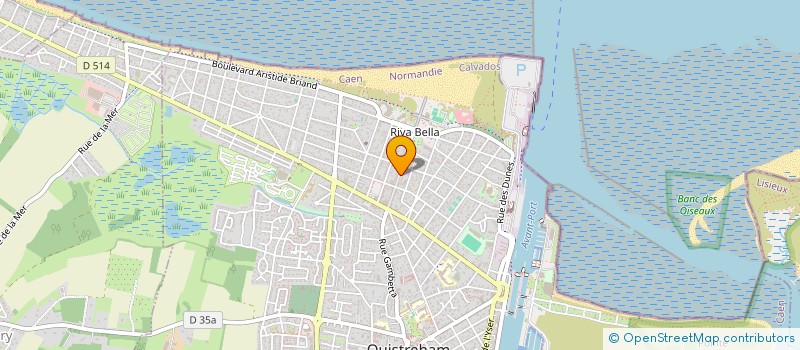 localisation de l'entreprise LA CHANSONNETTE  OUISTREHAM