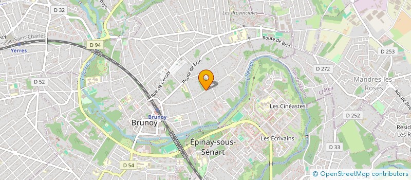 localisation de l'entreprise LA CHANTALOUETTE à BRUNOY