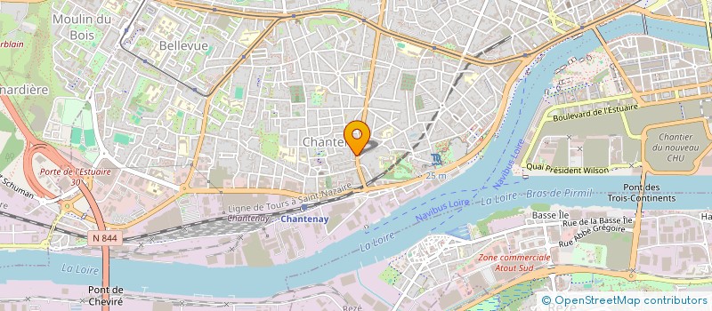 localisation de l'entreprise LA CHANTENAYSIENNE à NANTES