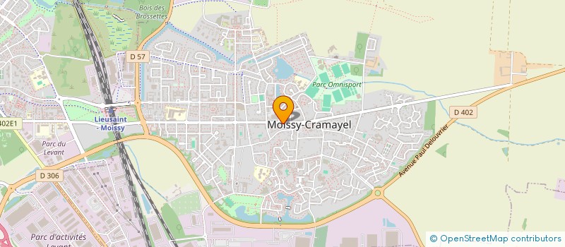 localisation de l'entreprise LA CHANTERELLE à MOISSY-CRAMAYEL